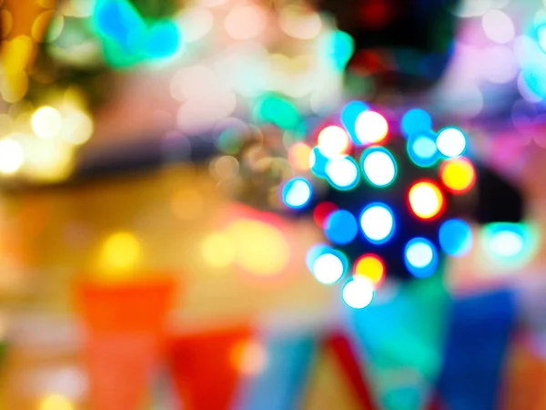 Astratto sfondo sfocatura della luce palla discoteca per intrattenere partito — Foto Stock