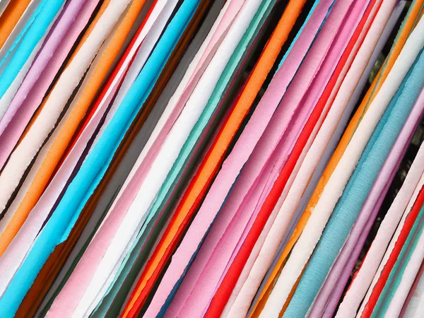 Kolorowe paski wykonane z papieru — Zdjęcie stockowe