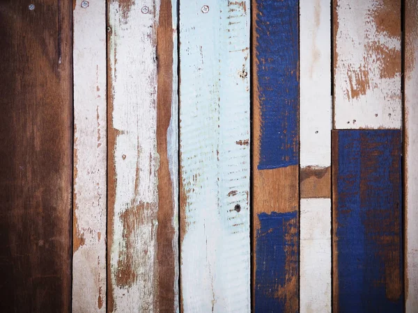 Tablón pintado textura de pared de madera — Foto de Stock
