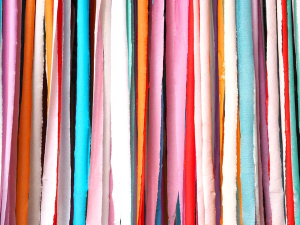 Rayas coloridas hechas de papel Imágenes de stock libres de derechos