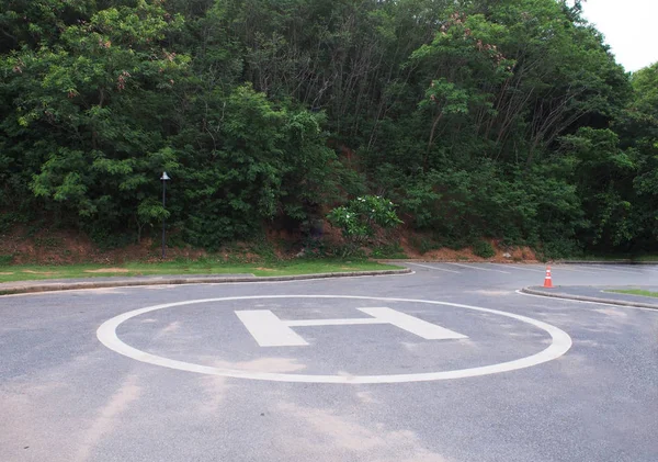 Helipad for helicopter — Stock Photo, Image