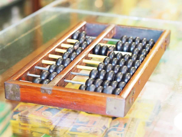 Antika ahşap abacus — Stok fotoğraf