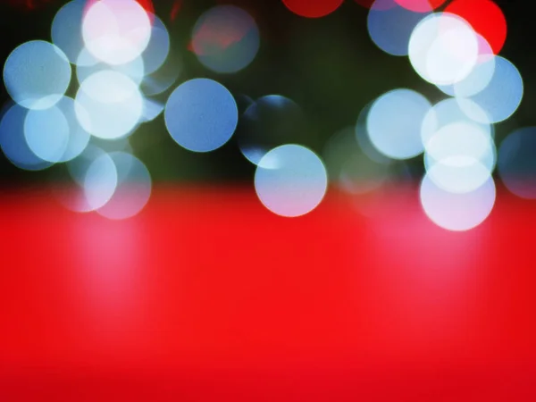 Abstracte wazig rode achtergrond met witte bokeh — Stockfoto