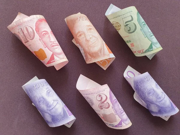 Směnný kurz singapurských a švédských peněz — Stock fotografie