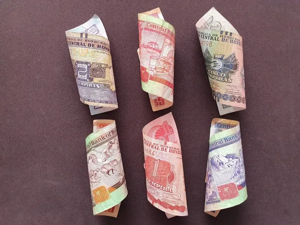 Nilai tukar dari honduras dan belizean uang — Stok Foto