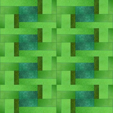 yeşil renkli geometrik desenli yaratıcı tasarım