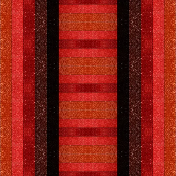 Design com padrão geométrico em cores preto e vermelho — Fotografia de Stock