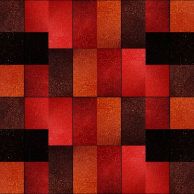 creative design with geometric pattern in black and red colors