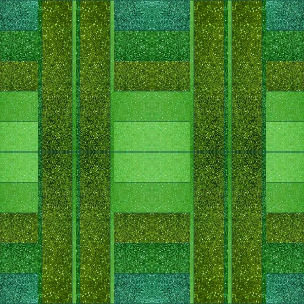 Креативный дизайн с геометрическим узором в зеленых тонах — стоковое фото