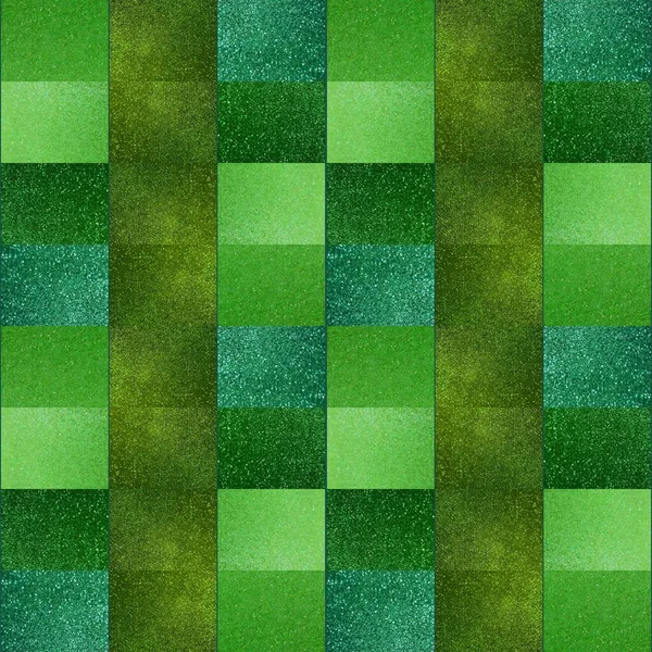 Kreativ design med geometriskt mönster i gröna färger — Stockfoto