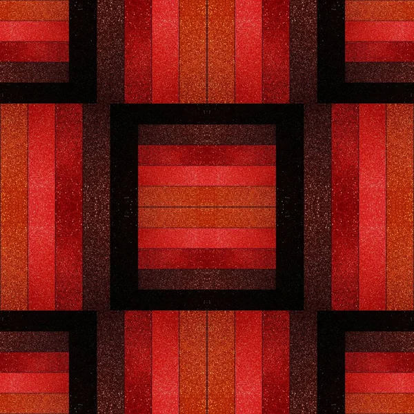 Diseño creativo con patrón geométrico en colores negro y rojo — Foto de Stock