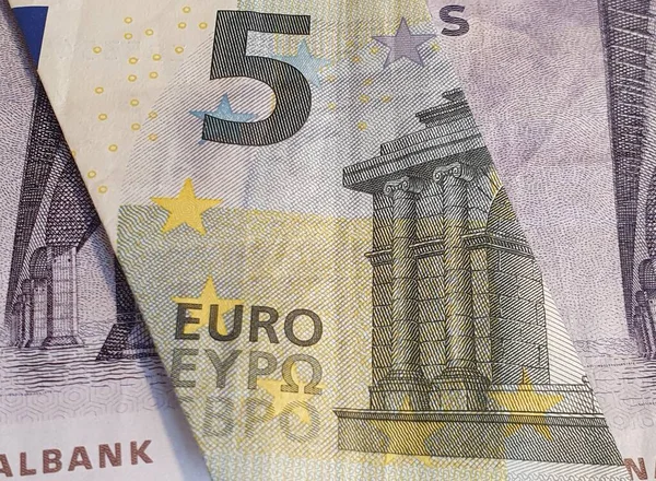 Přístup Eurobankovkám Dánským Bankovkám Padesát Korun — Stock fotografie