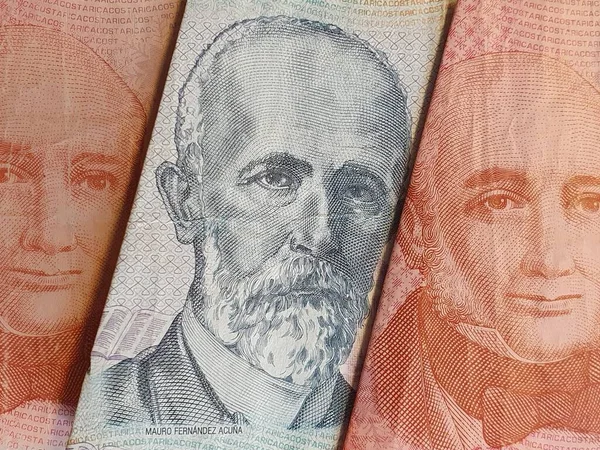 Kosta Rika banknotlarına yaklaşım farklı mezhepler, arka plan ve dokular