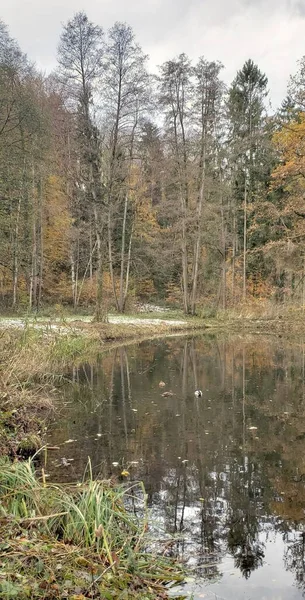 가을이면 호수의 — 스톡 사진