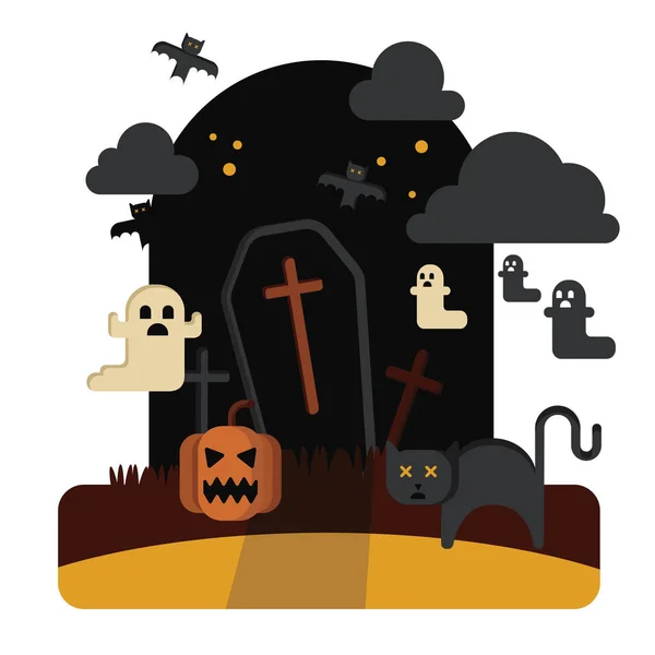 Halloween vektor beállítása — Stock Vector