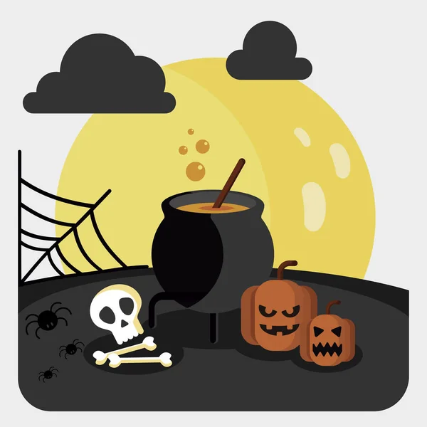 Terror Halloween wektor — Wektor stockowy