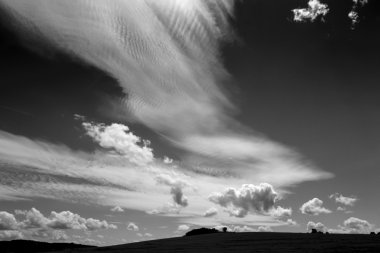 Dramatik gökyüzü fotoğraf