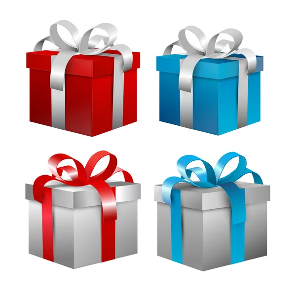 Vector Gift Boxes Set — Διανυσματικό Αρχείο