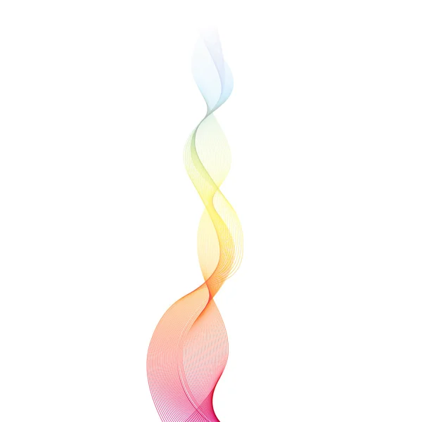 Abstract Smoke Shape. Vector Colorful Wave. — Διανυσματικό Αρχείο
