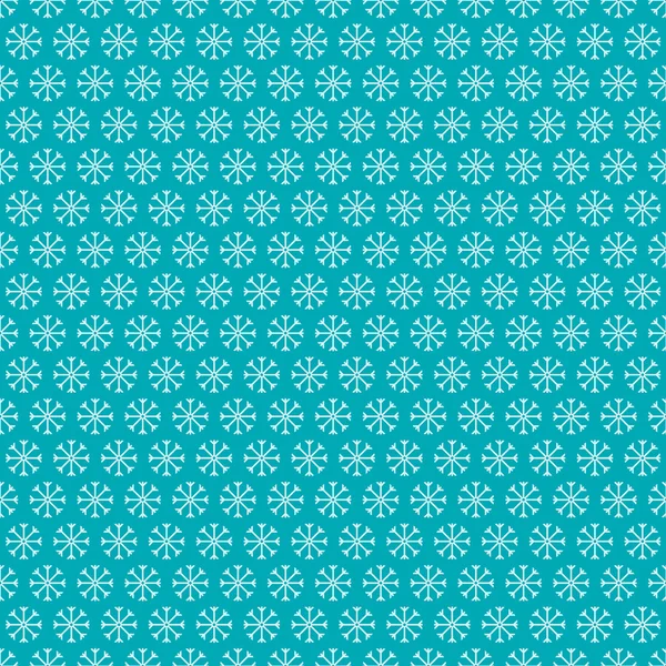 Seamless Snowflakes Pattern. Vector Winter Background. — Stock vektor