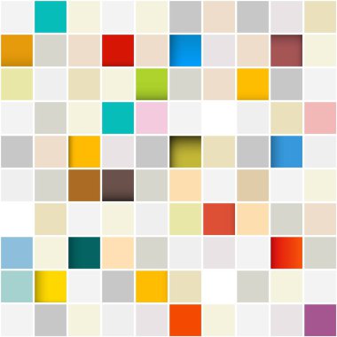 Renkli Retro sorunsuz kareler desen.