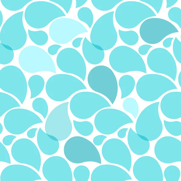 Kesintisiz su damla arka plan. Mavi Web Tasarım zemin. Sonsuz duvar kağıdı vektör çizim.