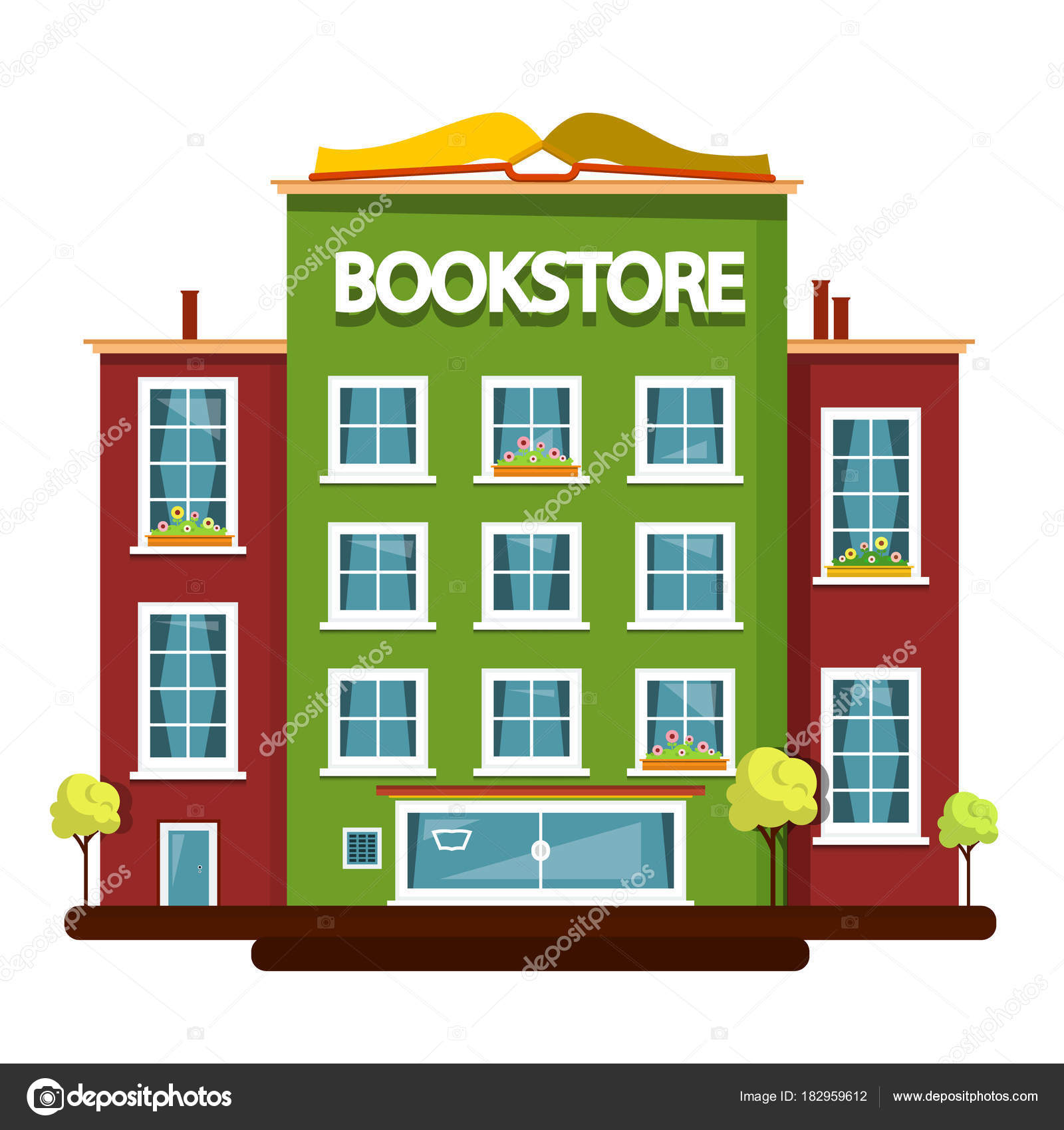 ほとんどのダウンロード 本屋 イラスト イラスト素材