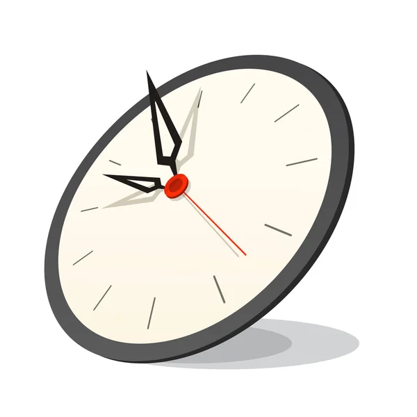 3D Vector Clock Icon — Stock Vector