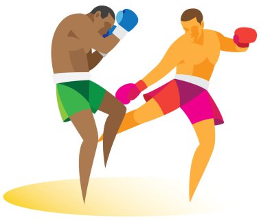 Kickboks. Düşük tekme