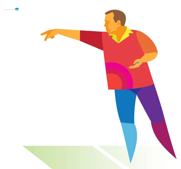 Şampiyon. Dart oyuncu