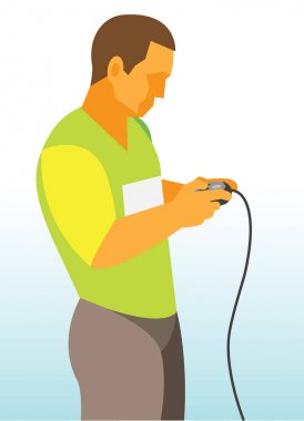 genç adam: videogamer