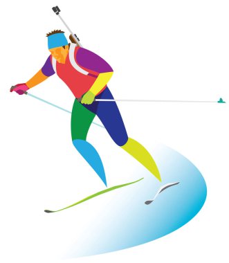 Genç adamın bir biatloncu yok