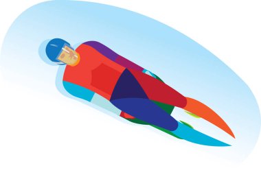 Güçlü atlet profesyonel luger olduğunu