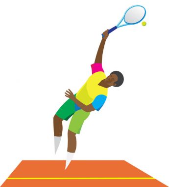 İlk atıştan genç Afrikalı-Amerikalı tenisçi sunar