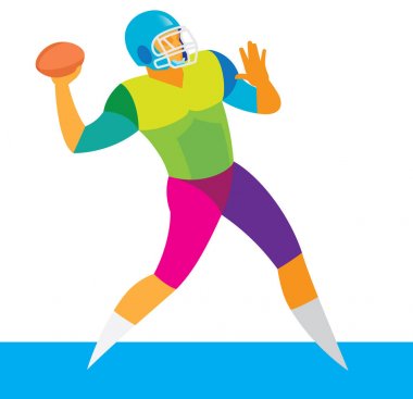 oyun kurucu topu ileri atar