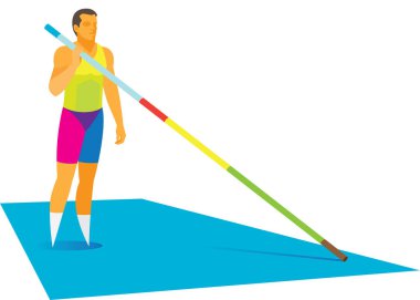 sırıkla atlama atlama önce standları