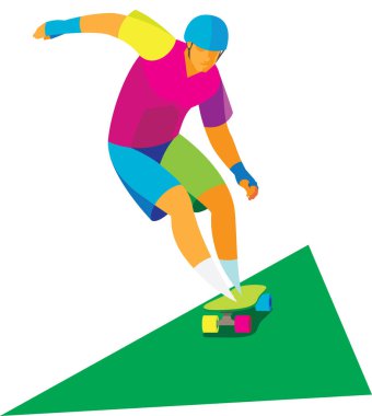 slalom yarışmalarda, kaykaycı gerçekleştirir