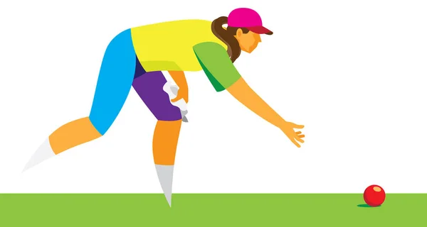 çim sahada oynayan genç kadın kase