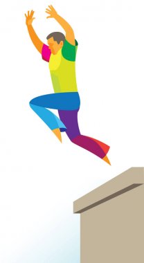 bir izleyici genç adamdır 