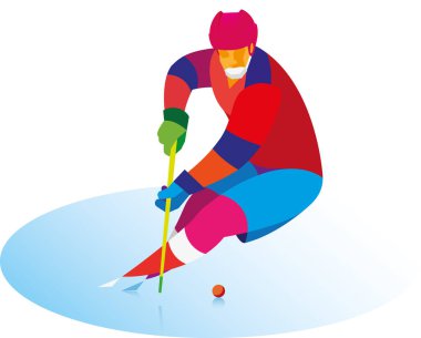 Bandy Player'da hızlı saldırıda çalışan