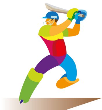 Uzun boylu ve atletik kriket oyuncusu topu döndürür