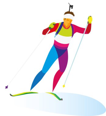 biathlonist artış çalışan genç adamdır