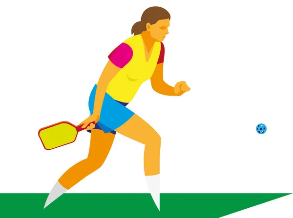 Aktif kadın pikleball, hangi oyun bir r ile bir tür oynuyor