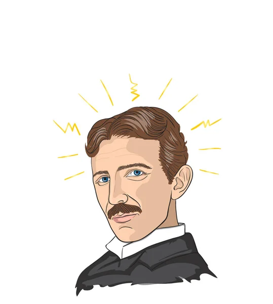 Pinsanity Nikola Tesla Enamel Lapel Pin 