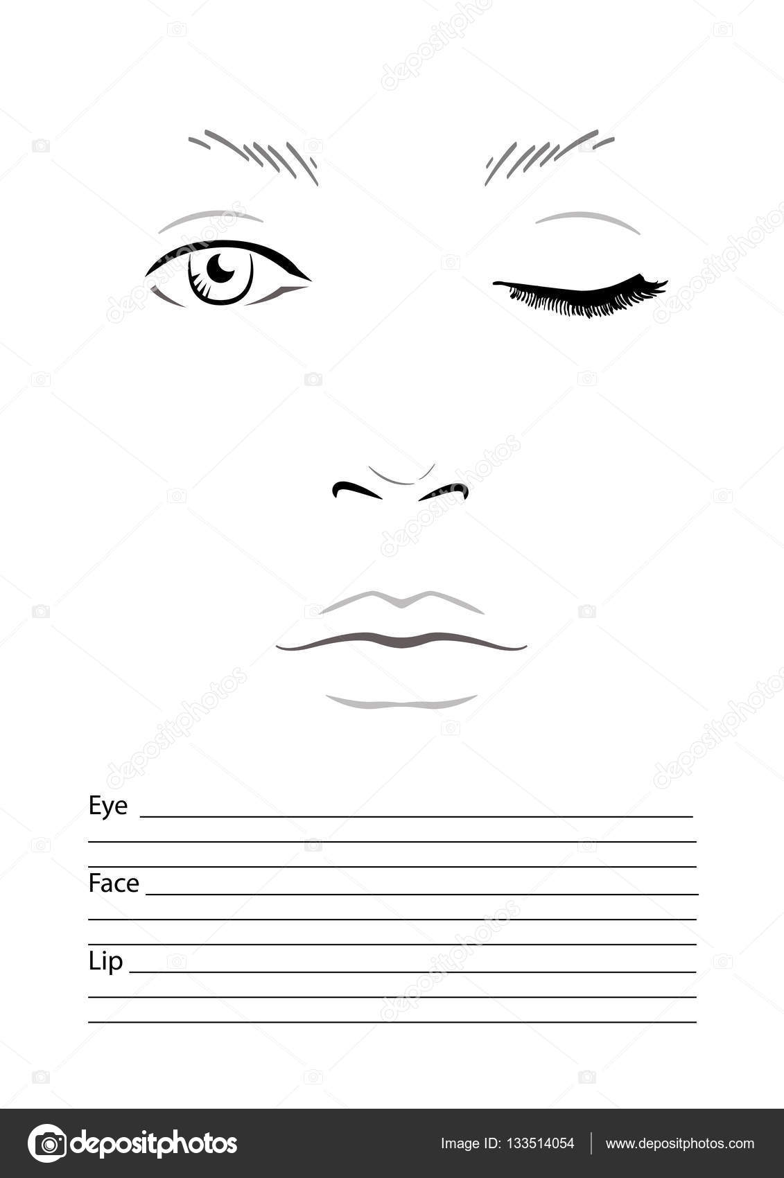 Makeup Artist Eye Charts