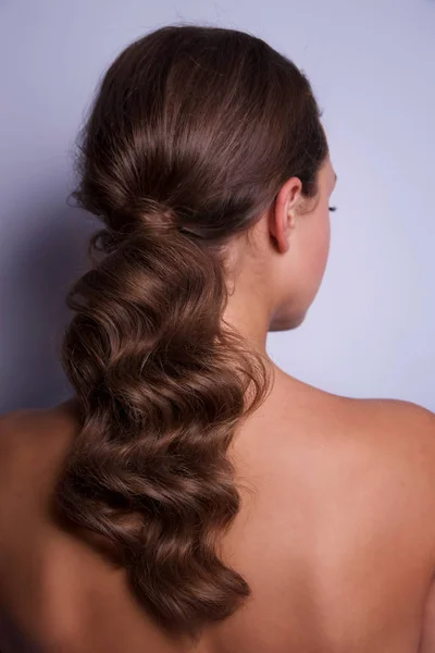 Portrait of woman with hair style — Stock Photo, Image