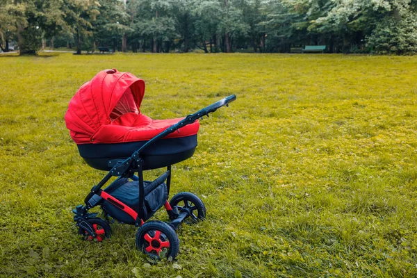 Um carrinho de passeio no parque — Fotografia de Stock