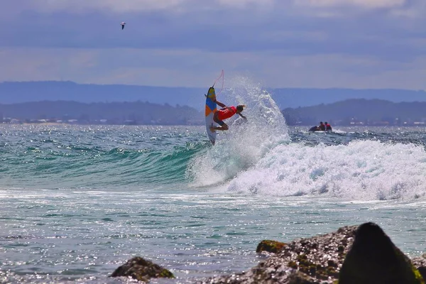 Goldküste Australien 2015 Surfer Beim Quiksilver Pro 2015 — Stockfoto