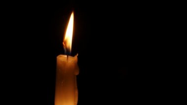 Wax mum yakma. Yakın çekim