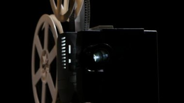 Projeksiyon lens hangi değişiklikler resmi. Studio siyah arka plan